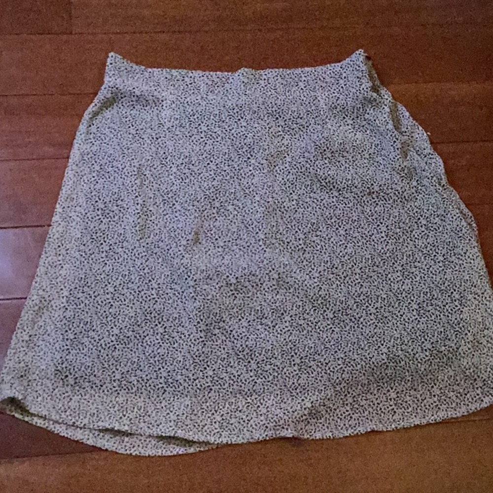 Animal print skirt